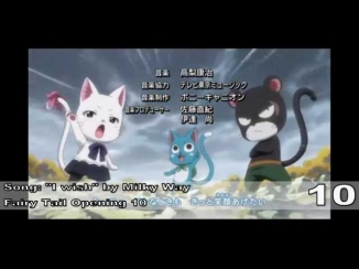 Fairy Tail Top 10 Openings HD