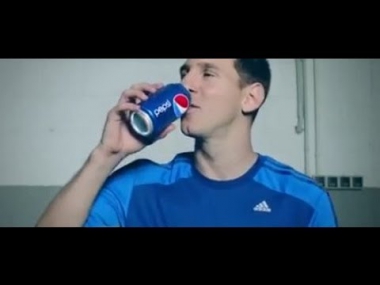 Реклама Пепси 2013 - Лео Месси - Трюки с банкой