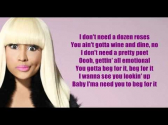 Nicki Minaj - Get On Your Knees feat. Ariana Grande (Lyrics)