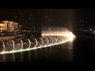 Самый красивый танцующий фонтан в мире. Дубаи.