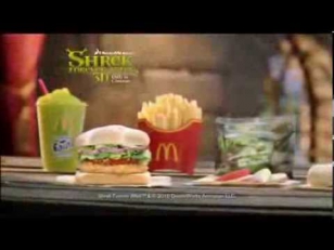 Шрек 4 Навсегда игрушки из Хэппи Мил Happy Meal Shrek Forever After 2010 Рекламное видео