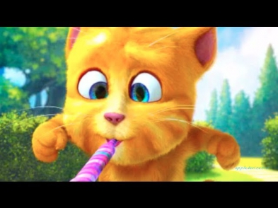 Смешной котенок, классный кот, прикол - Cute Ginger Cat - Мультик для детей