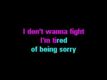 Enrique Iglesias - Tired Of Being Sorry karaoke version