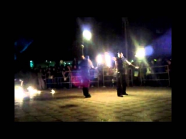 Час Земли -2012 в Актау. Фаер-шоу групп Silex и Alter Ego