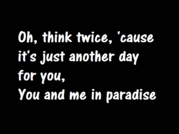 Phil Collins Another Day In Paradise Lyrics