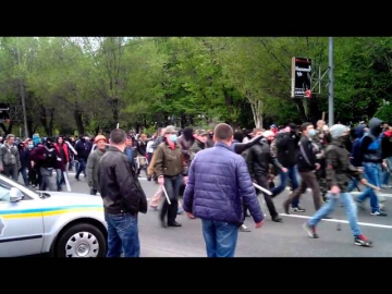 Donetsk - Violent Clashes - April 28.04.2014