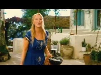 Pierce Brosnan and Meryl Streep sing 