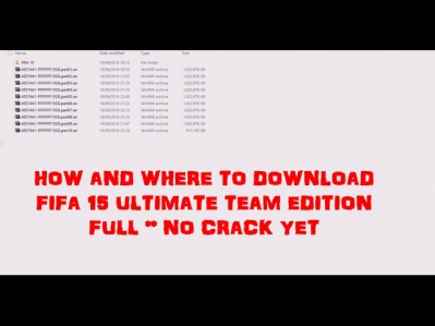 How to Download and Install FIFA 15 ULTIMATE TEAM EDITION PC (SKIDROW + WAIT FOR CRACK)