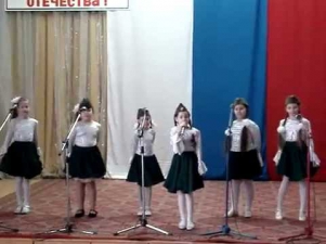Дети поют песню Катюша