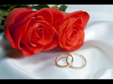 Свадебный футаж: два кольца
