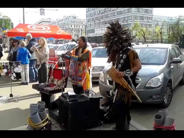 Индейцы были замечены на пр.Мира (Москва) 08.05.2014г. (3)