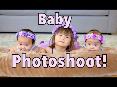 3 MINUTE BABY PHOTO SHOOT! - July 21, 2014 - itsJudysLife Daily Vlog