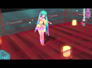 Япония   Augmented reality Hatsune Miku или лайв концерт вокалоида Мику Хацунэ на коробке пиццы  3
