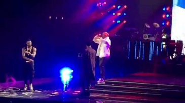 Usher Brings Out Chris Brown and August Alsina in L.A.