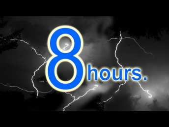 Thunderstorm Sound 8 hours - Rain and thunder storm relaxation sleep sound, rain sound nature sounds