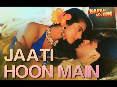 Jaati Hoon Main - Karan Arjun | Shahrukh Khan & Kajol | Kumar Sanu & Alka Yagnik | Rajesh Roshan