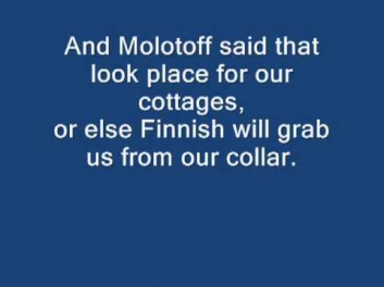 Ньет Молотофф Песни Финляндии