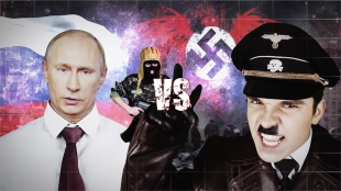 Адольф Гитлер vs Владимира Путина.Реп битва