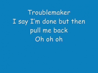 Troublemaker  Olly Murs ft Flo Rida - Troublemaker ~ lyrics~